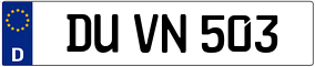 Truck License Plate